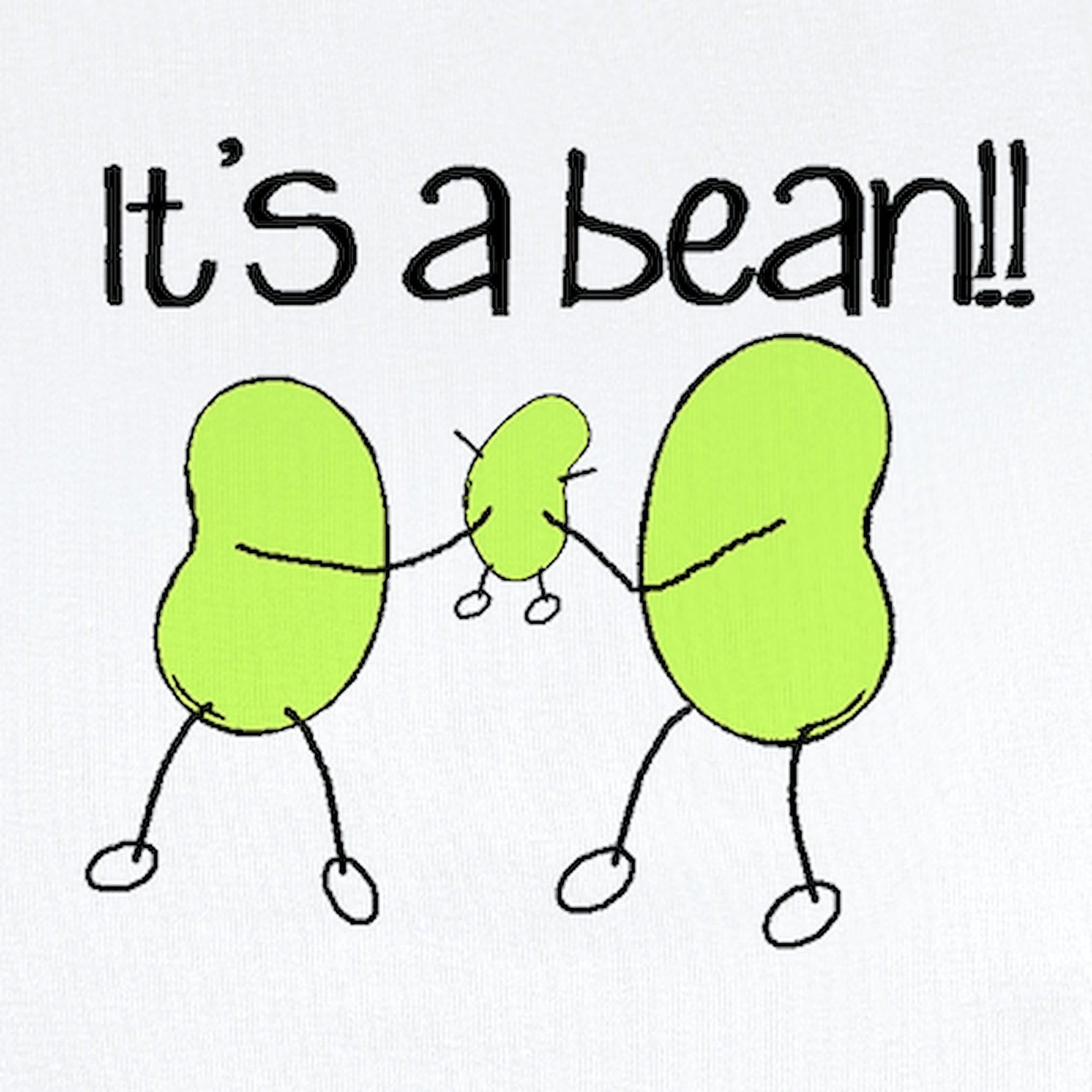 CafePress Baby Bean Infant Bodysuit Cute Infant Bodysuit Baby Romper Cloud White