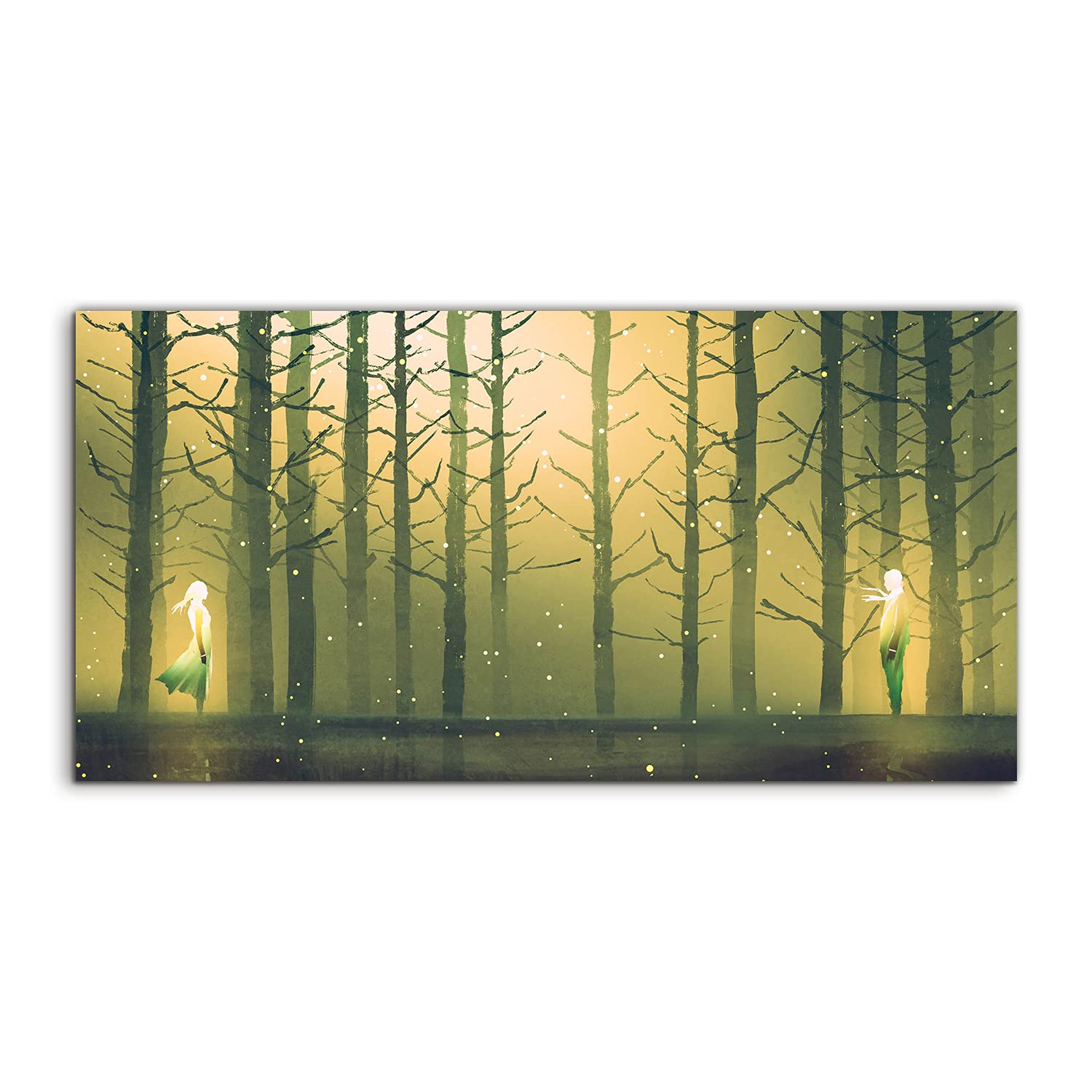 Image sur verre 100x50cm Forest Landscape tableau mural salon - 8
