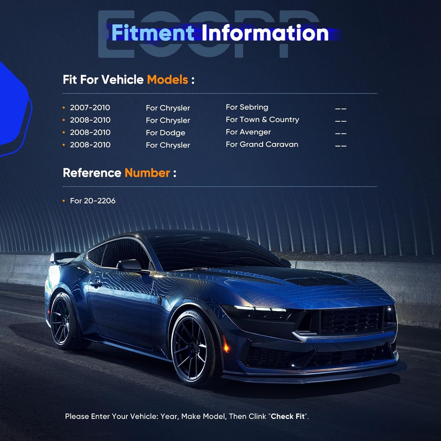 ECCPP Power Steering Pump for Chrysler Sebring 2007 2008 2009 2010 for Town & Country 2008-2010 for Dodge Avenger 2008-2010 for Grand Caravan 2008-2010 Power Assist Pump for 20-2206