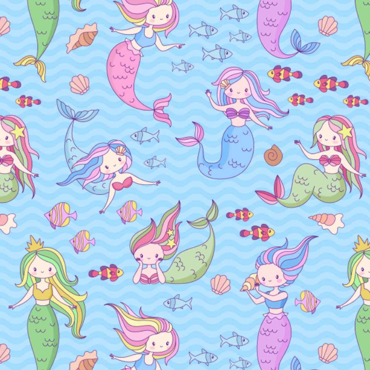 PrintCrown |Cute Little Mermaids and Underwater World| Self Adhesive Wallpaper Peel & Stick, Waterproof, Scratch Resistant (41cm x 244cm, Brown) (B0C3RN8ZBJ) Amazon Price History, Amazon Price Tracker