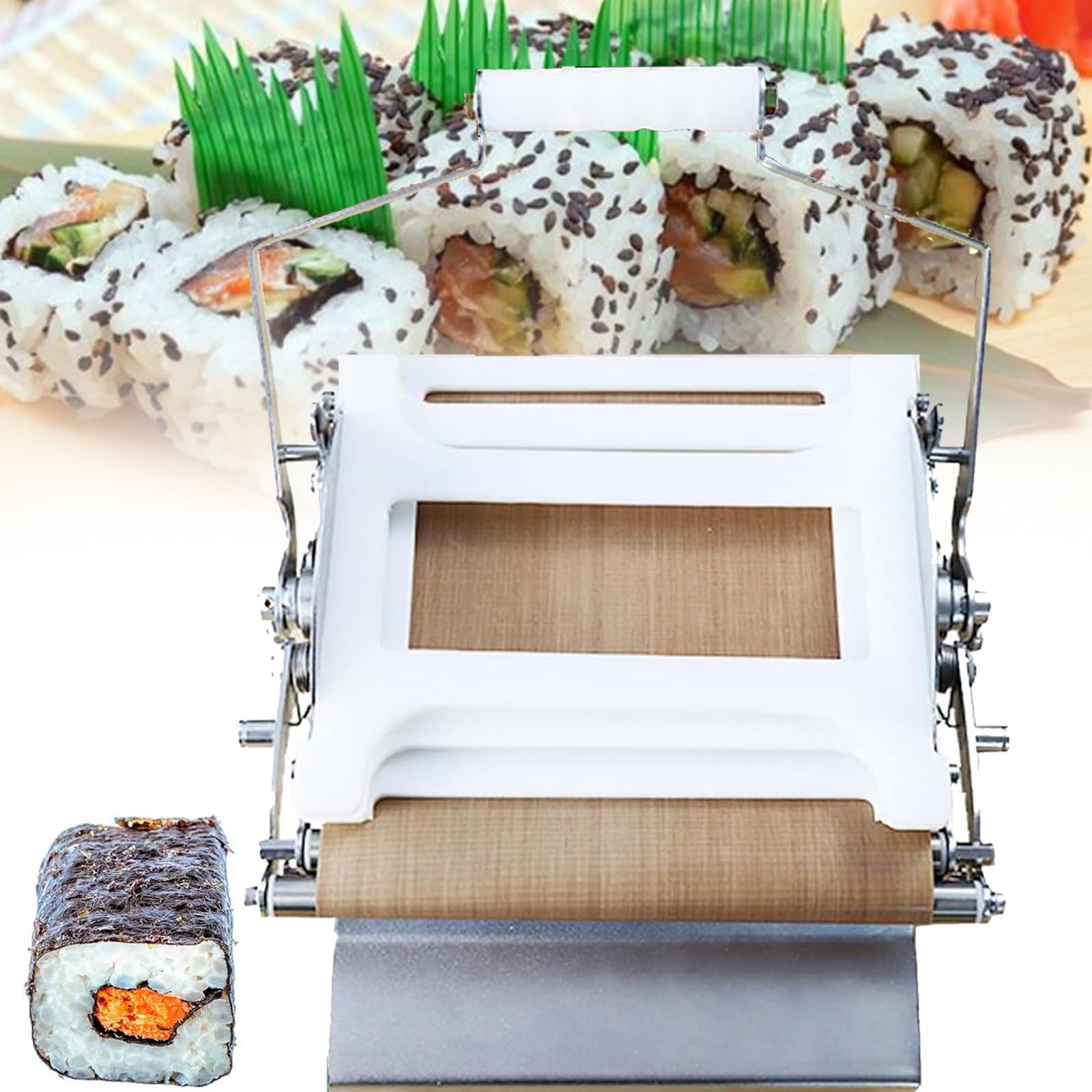 AYCDL Sushi Rolling Machine,Commercial Sushi Mold, Round Sushi Cutter,for Cafeterias,Coffee Shops