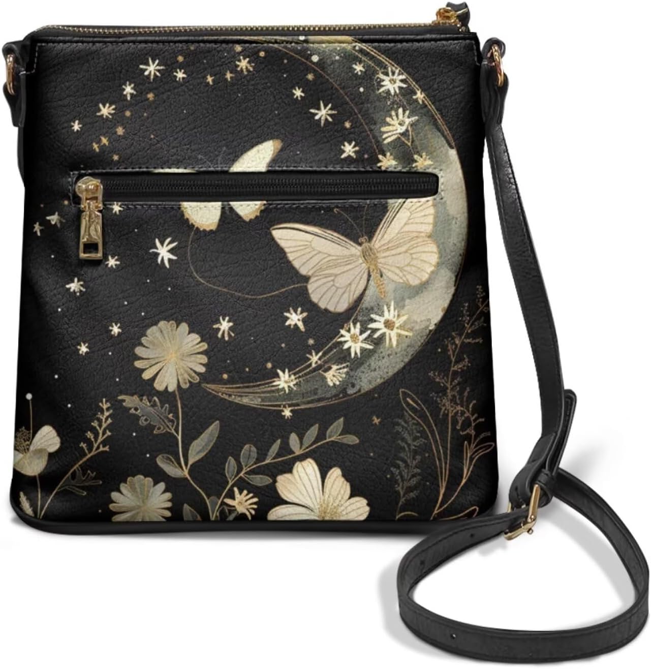 Leather Crossbody Bags for Women Fashion Shoulder Bag Casual Hobo Purses for Women Handbags