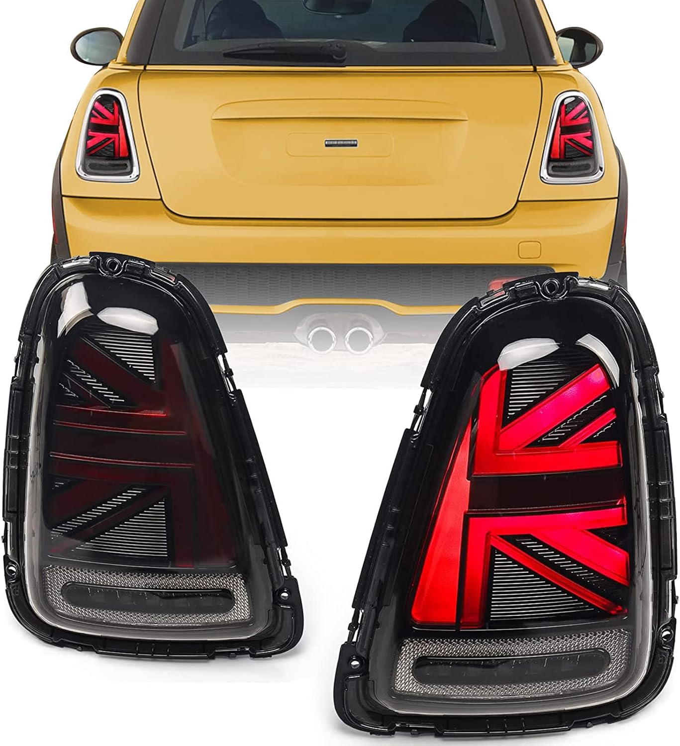 ZZDSNJ Full LED Tail Lights Fit for 20072013 BMW Mini Cooper R55 R56 R57 R58 R59