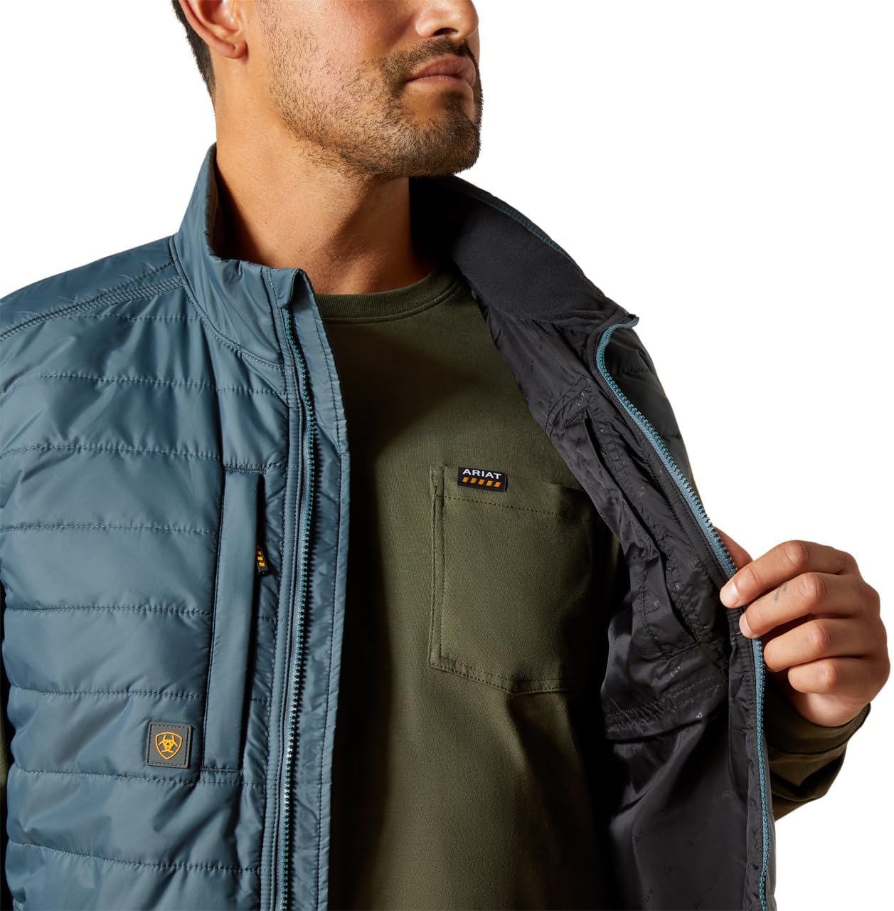 ARIAT mens Rebar Cordura Ripstop Lightweight Insulated Vest