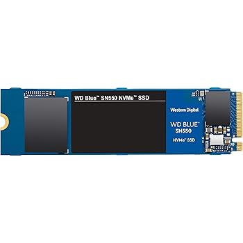 Western Digital SN550 1 TB High-Performance M,2 PCIe NVME SSD, Blau