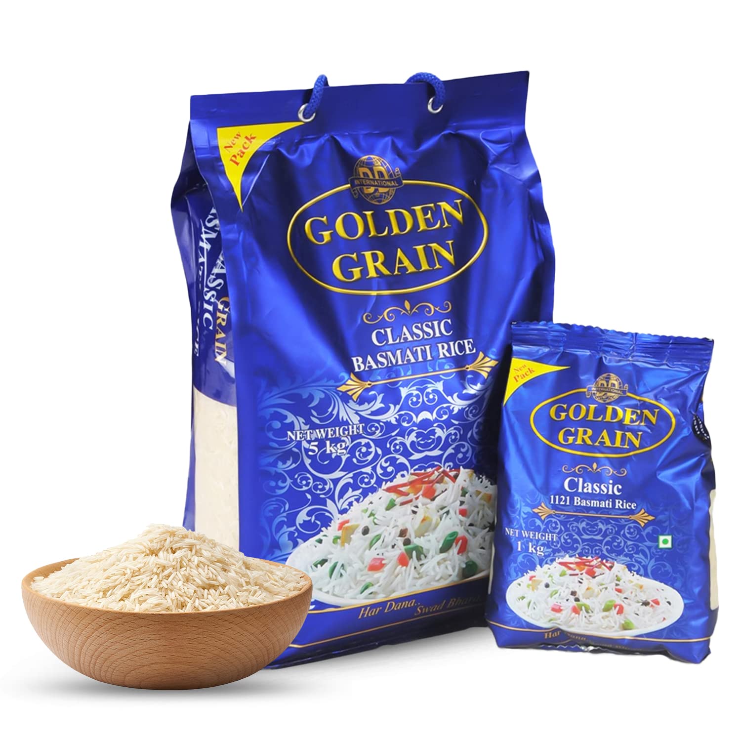 See full amazon price history chart for GOLDEN GRAIN Classic Basmati Rice 5Kg + Classic 1Kg Combo | Long Grain 3X With Rich Aroma Naturally Aged & Non-Sticky | Fluffy Basmati Grains | Perfect Authentic Super Basmati Rice, Pulao Rice GOLDEN GRAIN Classic Basmati Rice 5Kg + Classic 1Kg Combo | Long Grain 3X With Rich Aroma Naturally Aged & Non-Sticky | Fluffy Basmati Grains | Perfect Authentic Super Basmati Rice, Pulao Rice (B08F7RKZQF) Amazon Price History, Amazon Price Tracker
