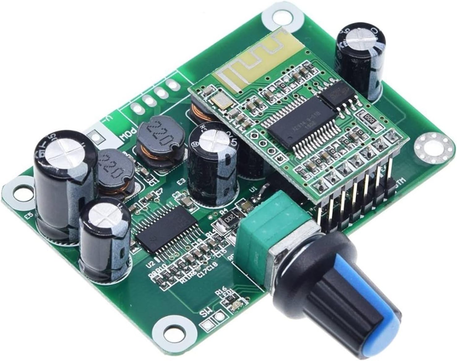 Bluetooth 4.2 TPA3110 30w+30W Digital Stereo Audio Power Amplifier Board Module 12V-24V Car for USB Speaker Portable Speaker 1Pcs