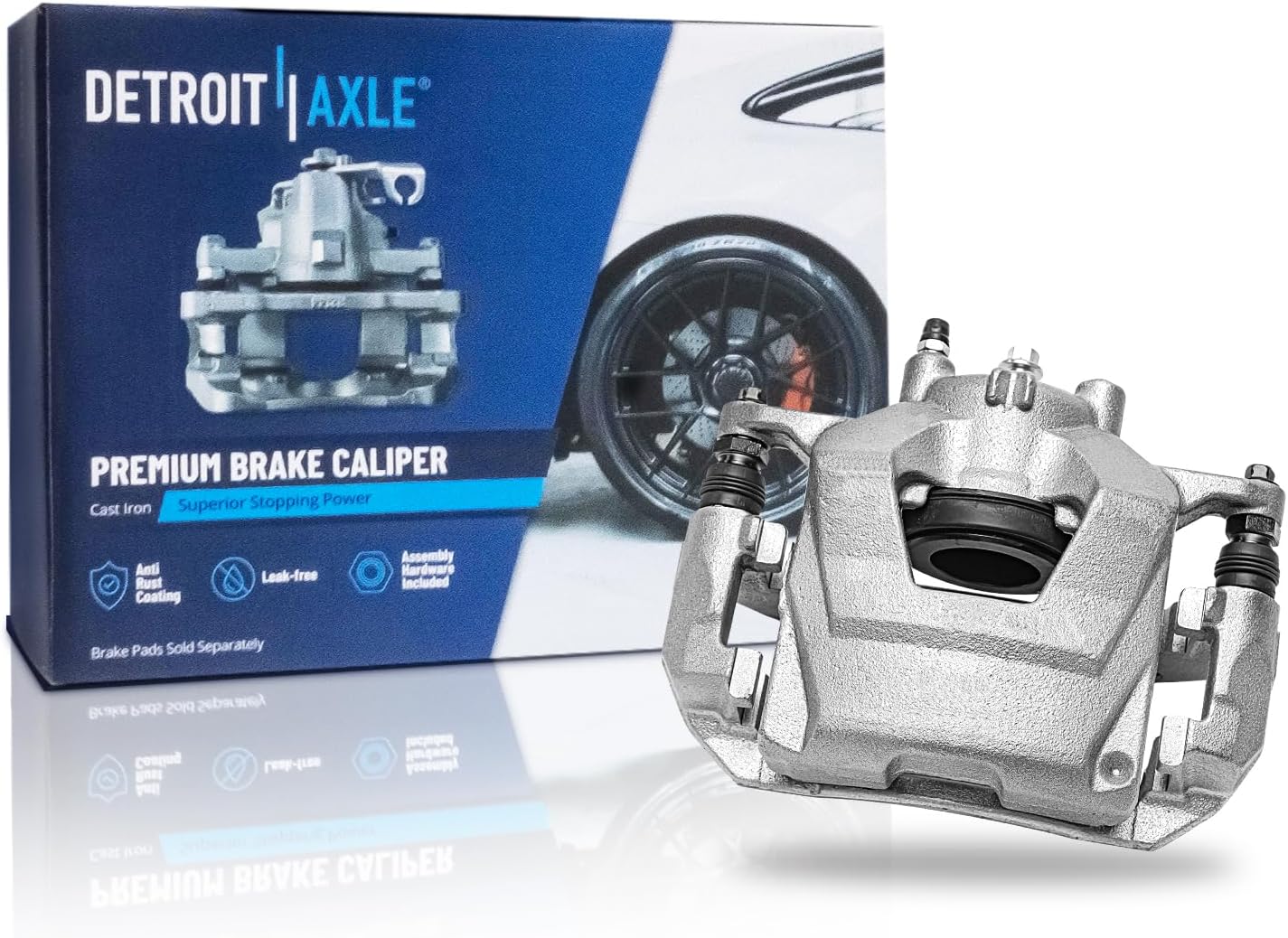 Detroit Axle Front Right Brake Caliper with Bracket for Chevrolet Cruze and Sonic