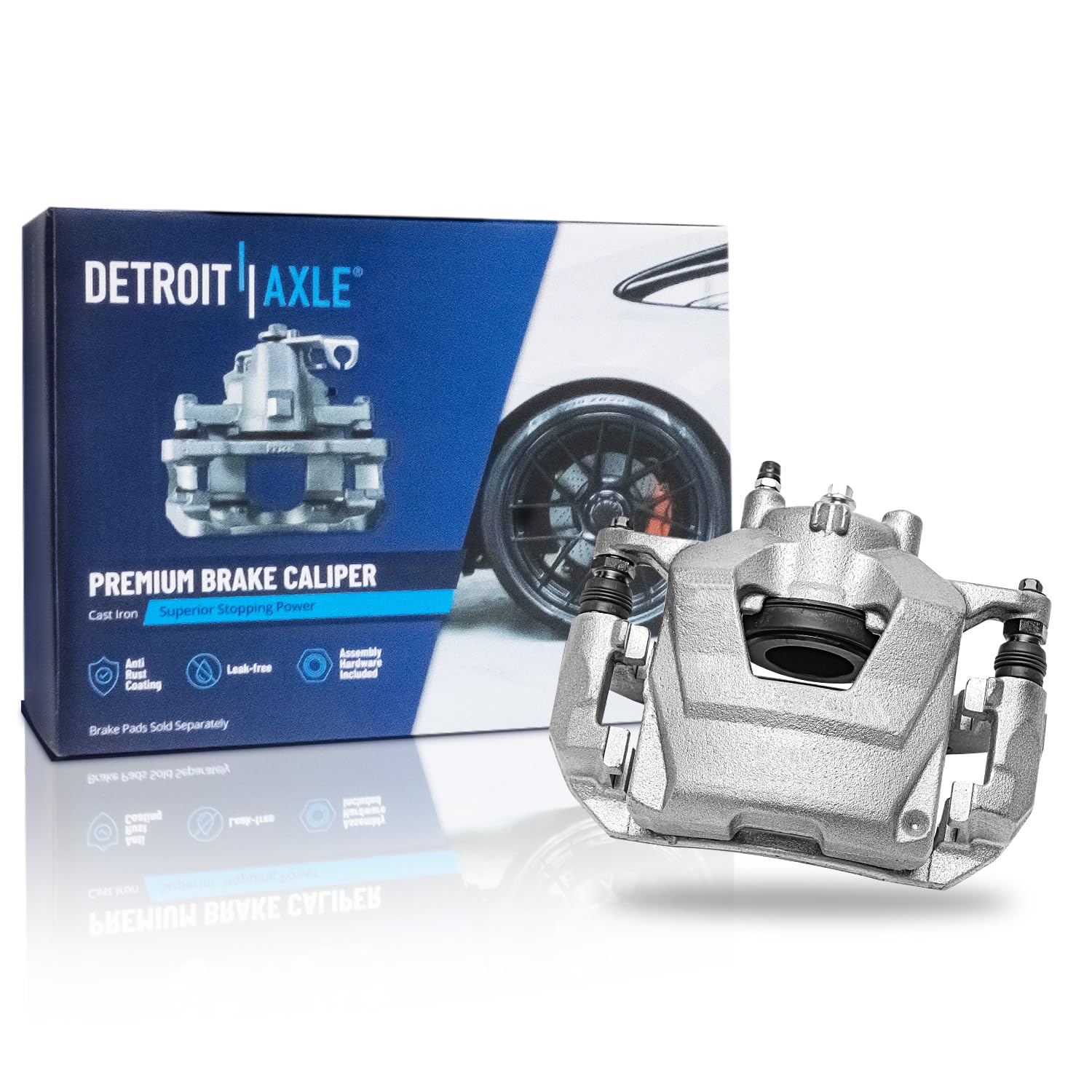 Detroit Axle - Front Right Brake Caliper for 2011-2015 Chevrolet Cruze