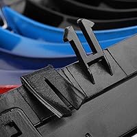 Vista 7 de Parrilla de riñón para parachoques delantero, color negro brillante, compatible con BMW X5 E70 X6 E71 2007-2014 doble listón doble línea