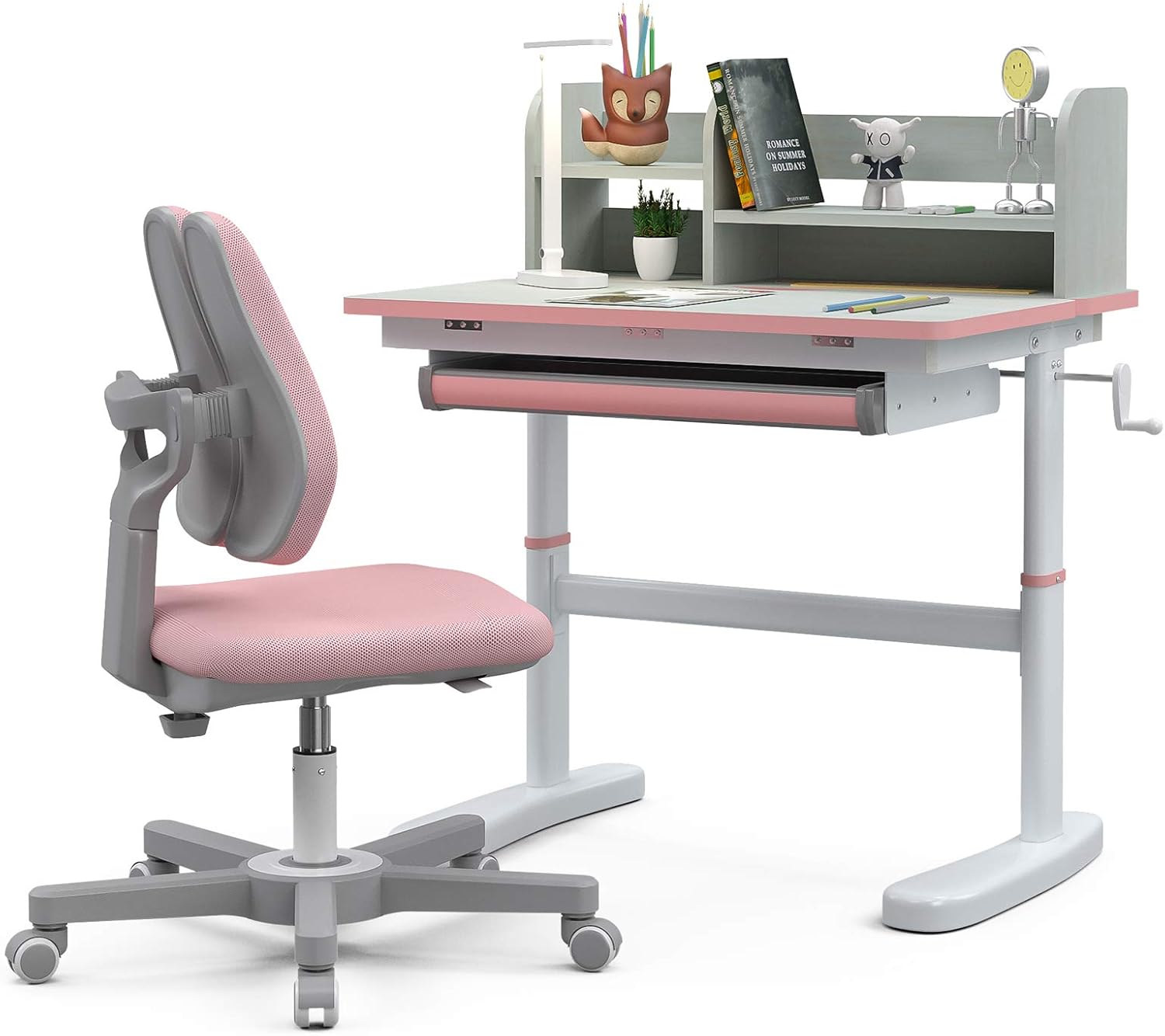 Buy Mecor Height Adjustable Kids Desk And Chair Set
