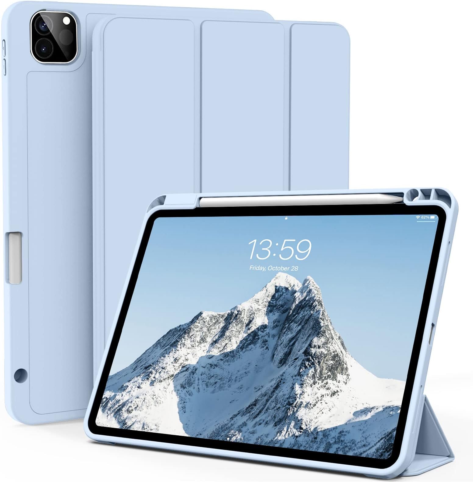 Ipad Pro 11 Zoll Hülle Mit Stifthalter ZOYU Hülle für iPad Pro 11 Zoll 4. / 3. / 2. Generation 2022/2021/2020