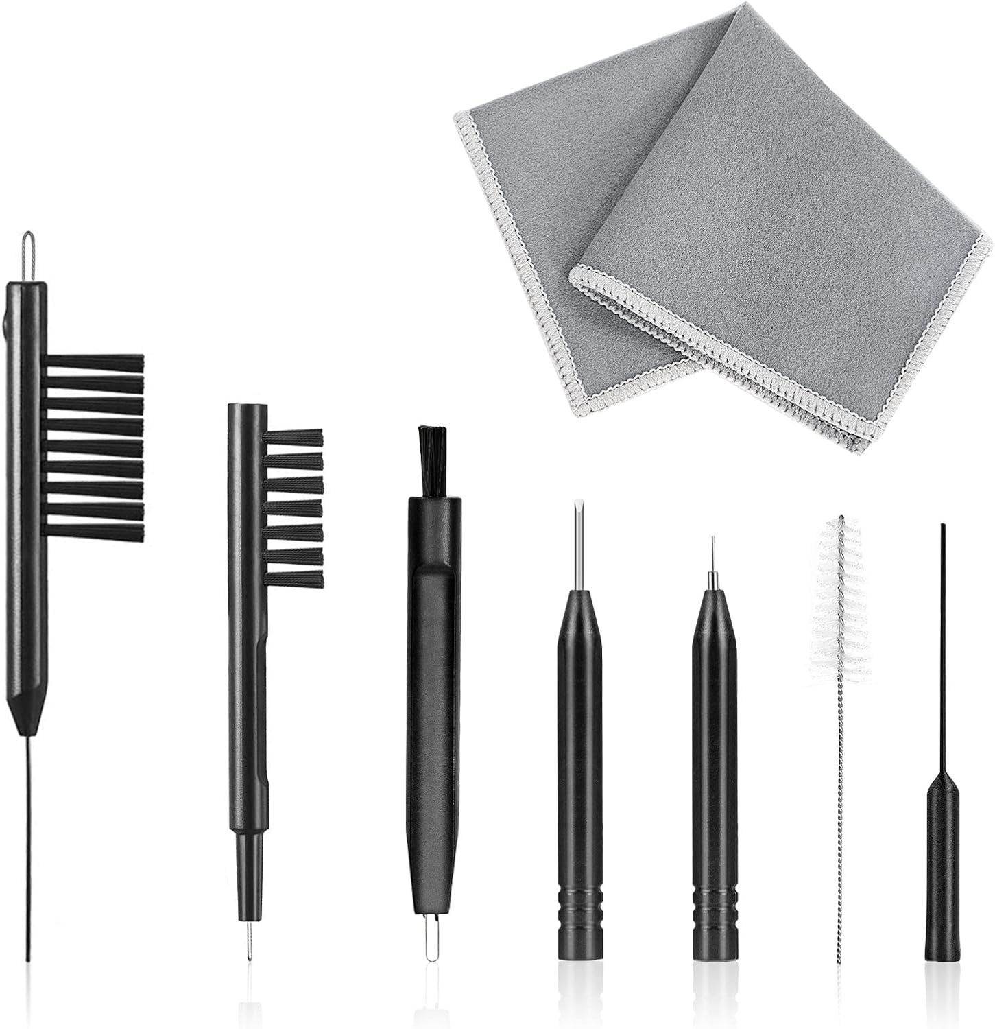 11-teiliges Reinigungsbürsten Set - Für Düsen, Vergaser & Airbrush