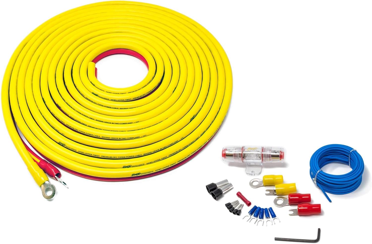 Stinger Marine 4Gauge Complete Amplifier Installation Kit