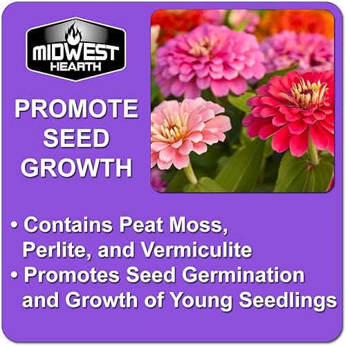 Miniatura 3 de Seed Starter - Mezcla natural de tierra para macetas para germinación y crecimiento (fabricada en Estados Unidos) (4 cuartos secos)