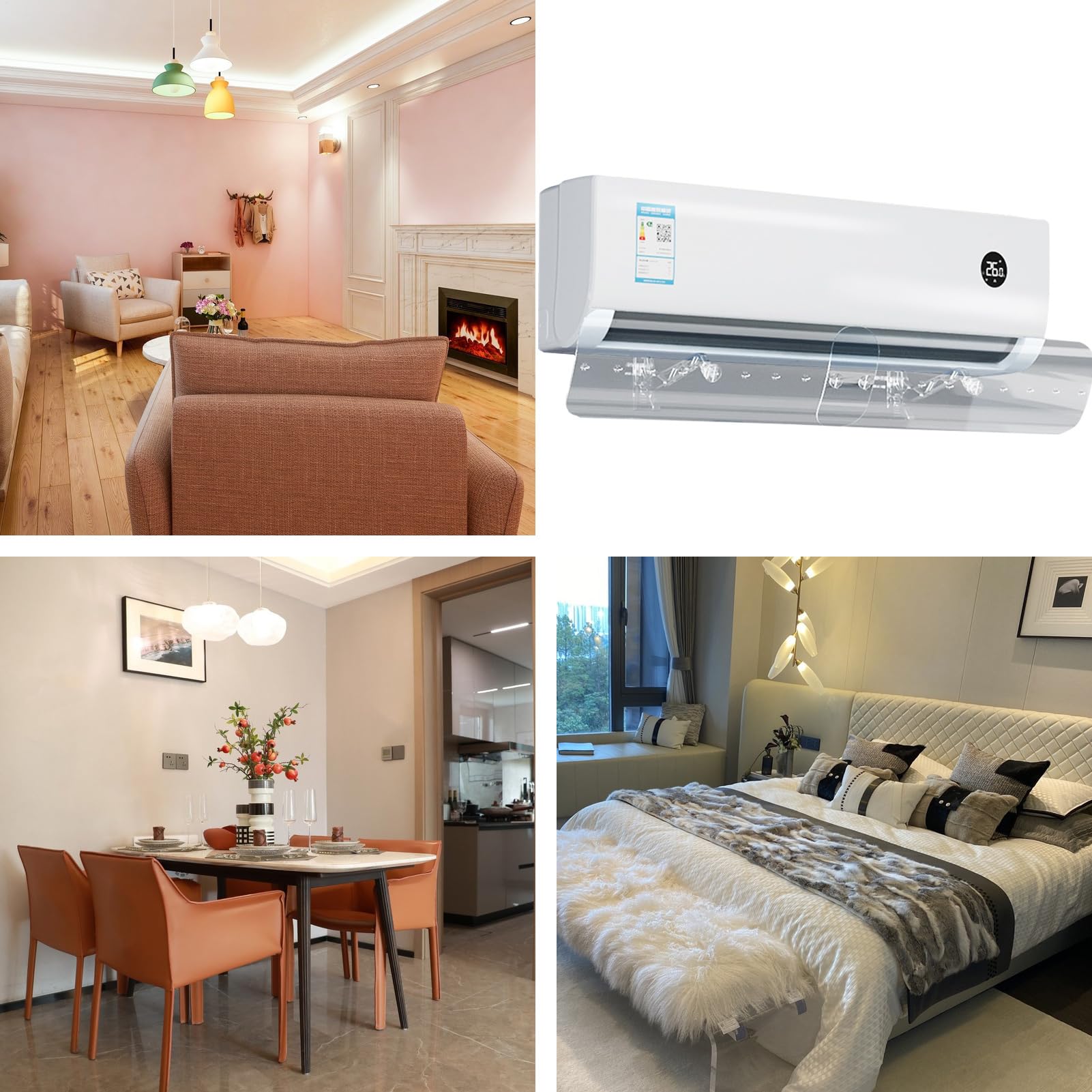 Deflettore Per Griglia Di Ventilazione Del Soffitto Paravento Universale | Deflettore Termico Antispiffero Per Casa Ufficio Hotel Interno Presa D'Aria Camera Per Bambini Adulti Anziani