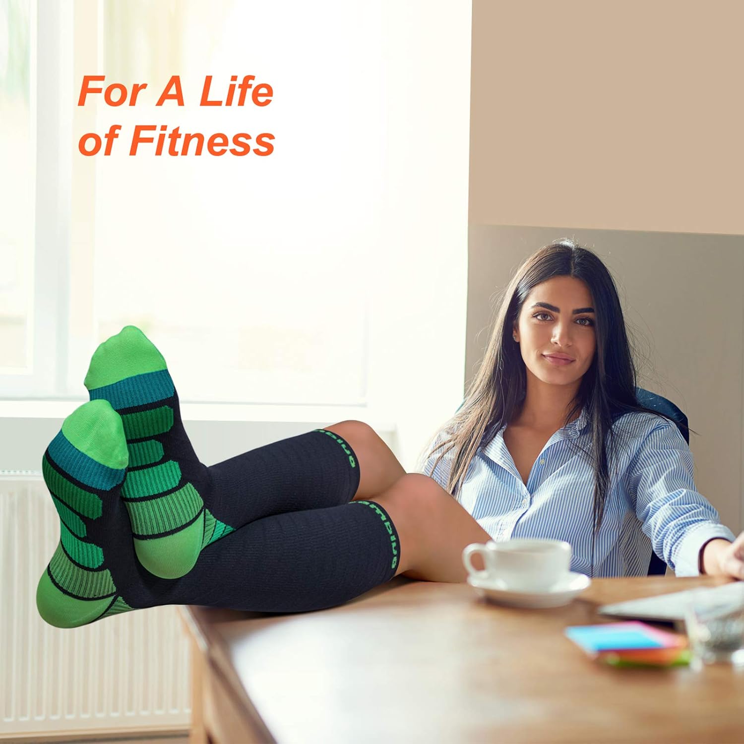 CAMBIVO Compression Socks for Men and Women