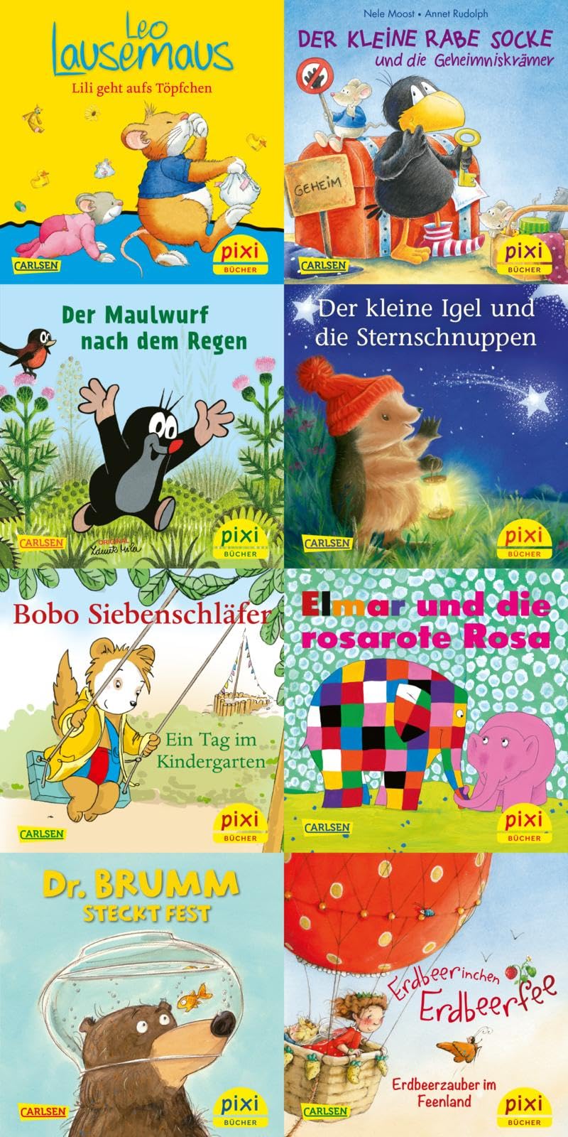 Pixi-Box 254: Die beliebtesten Bilderbuch-Helden bei Pixi (8x8 Exemplare) (254)