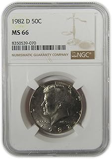 1982 D Kennedy Half Dollar MS 66 NGC Clad Uncirculated SKU:I20541