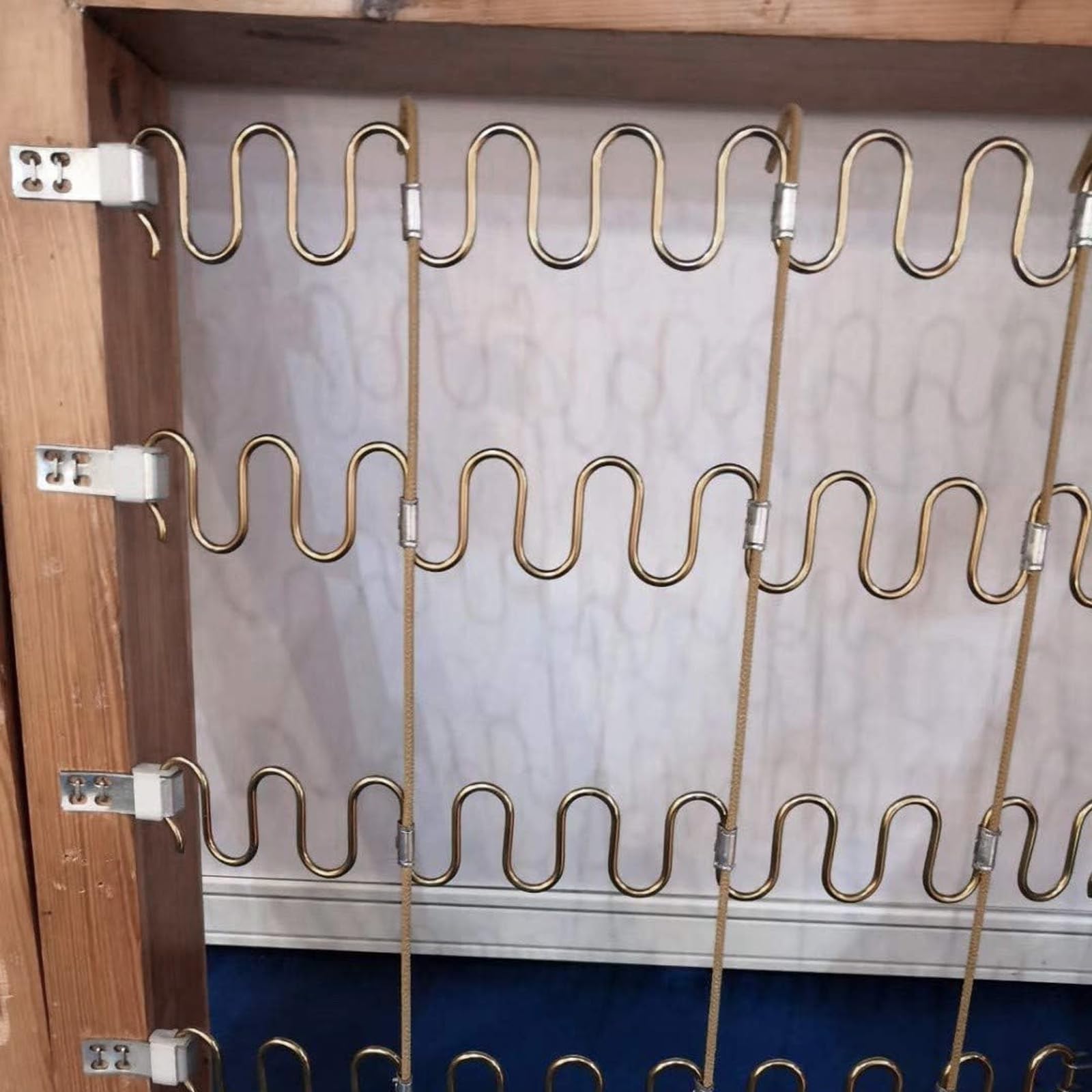 32 Pezzi Molle Per Divano - Clip A 5 Fori, Fissaggio Antirumore Per Mobili