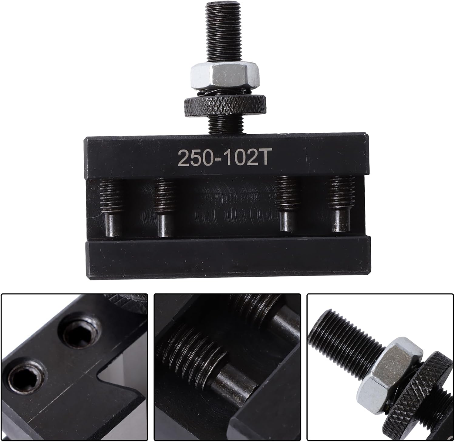 5Pcs 250-102XL Turning Tool Holder Quick Change Turning, Facing and Boring Lathe Tool Post Holders