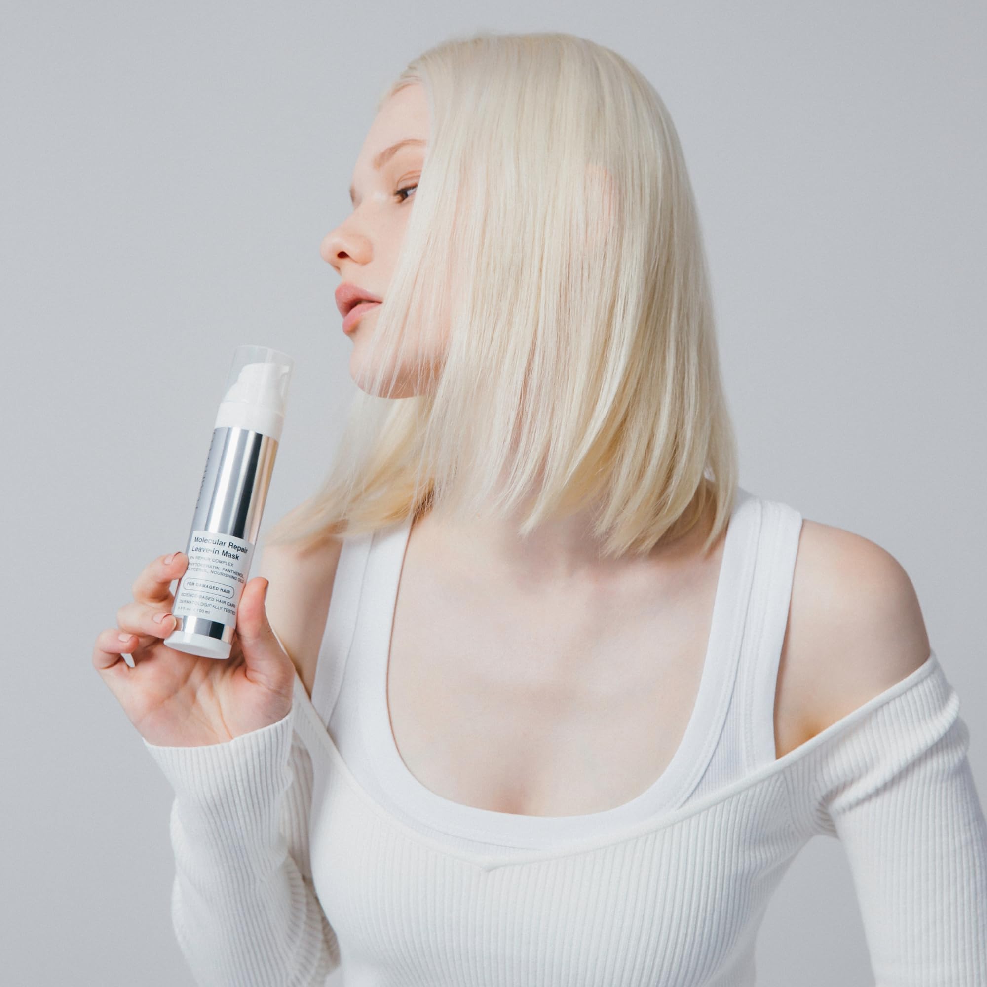 Maschera leave-in Pomélo+Co con esclusivo repair complex al 9% per un’intensa luminosità a lunga durata/Trattamento per capelli danneggiati e fragili/Molecular Repair Leave-in Mask 100 ml