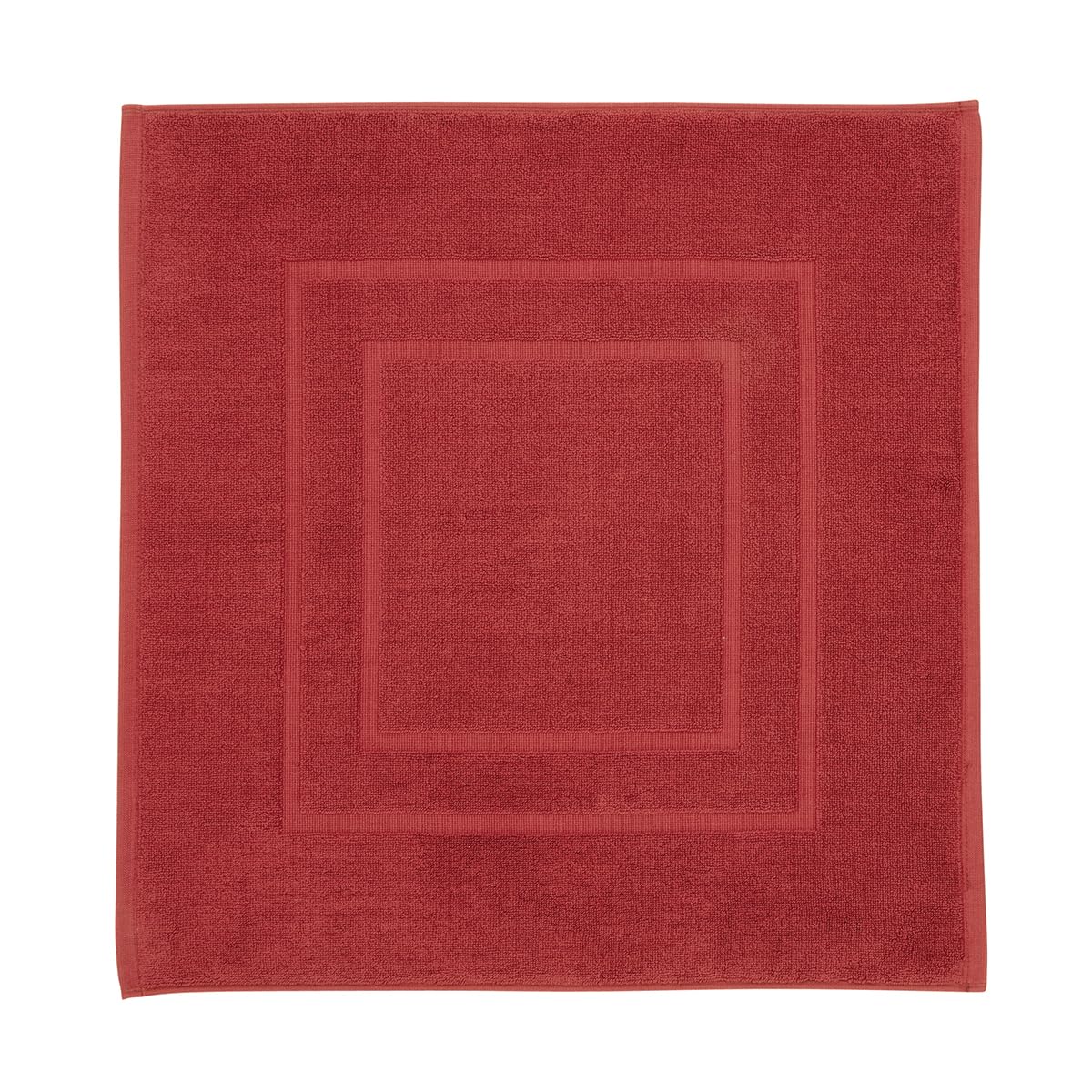Christy Green Brixton Textured Shower Mat 60 X 60Cm - Pomegranate