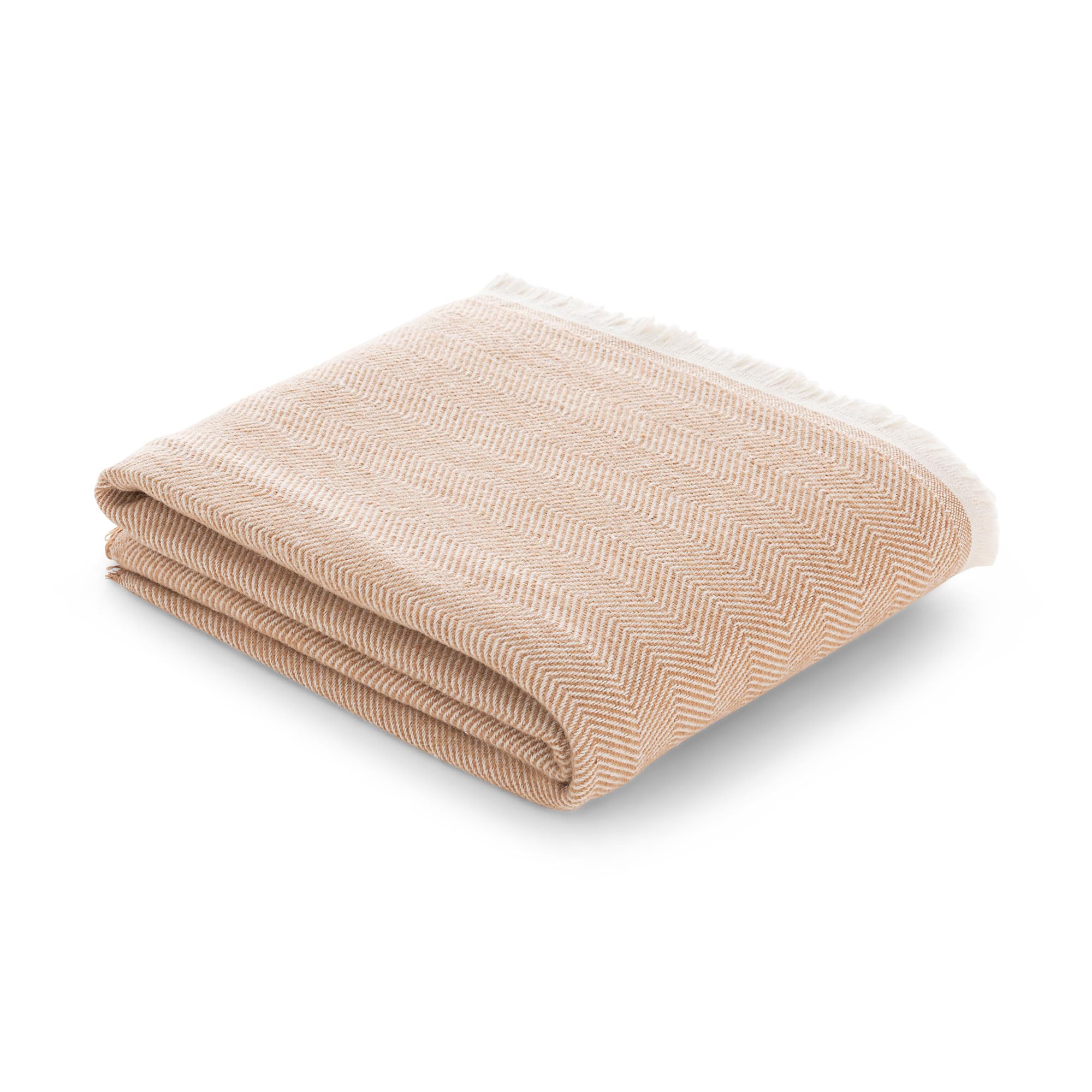 GAMUSI Manta Sofa algodón, Multiusos Sofa, Plaid para Cama, Cubre Cama (130x180 cm, Color Beige)