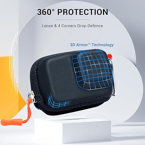Miniatura 6 de JOYSOG Mini funda de transporte para Insta360 AceAce pro Funda Protectora, Bolsa de Cámara de Acción Apertura Reservada, Fácil de Usar