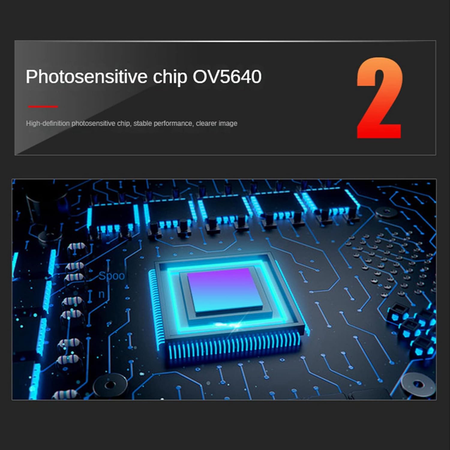 2X 5MP USB Camera Module 160 Degree Wide Angle OV5640 2592X1944 Fixed Focus Free Drive for Security Monitoring