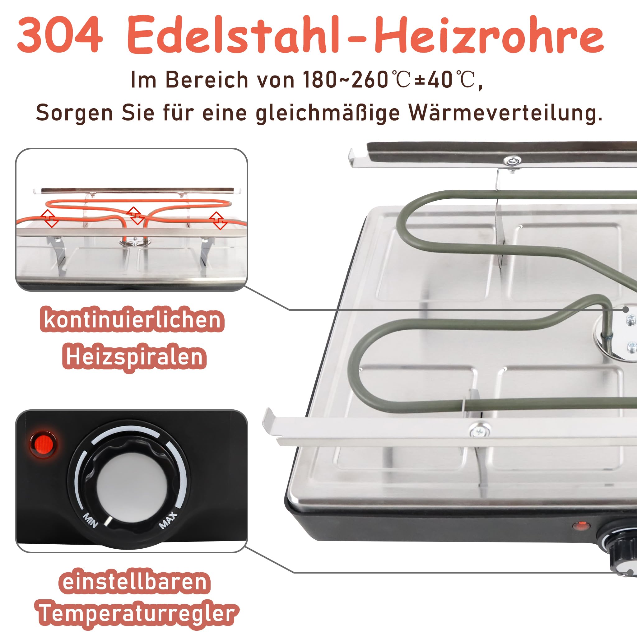 YRHome Grill raclette dla 8 osób, wielofunkcyjny grill z płytą kamienną i płytą grillową, 1400 W, 8 patelni i drewniana szpatułka, bezstopniowa regulacja temperatury, grill elektryczny do grillowania