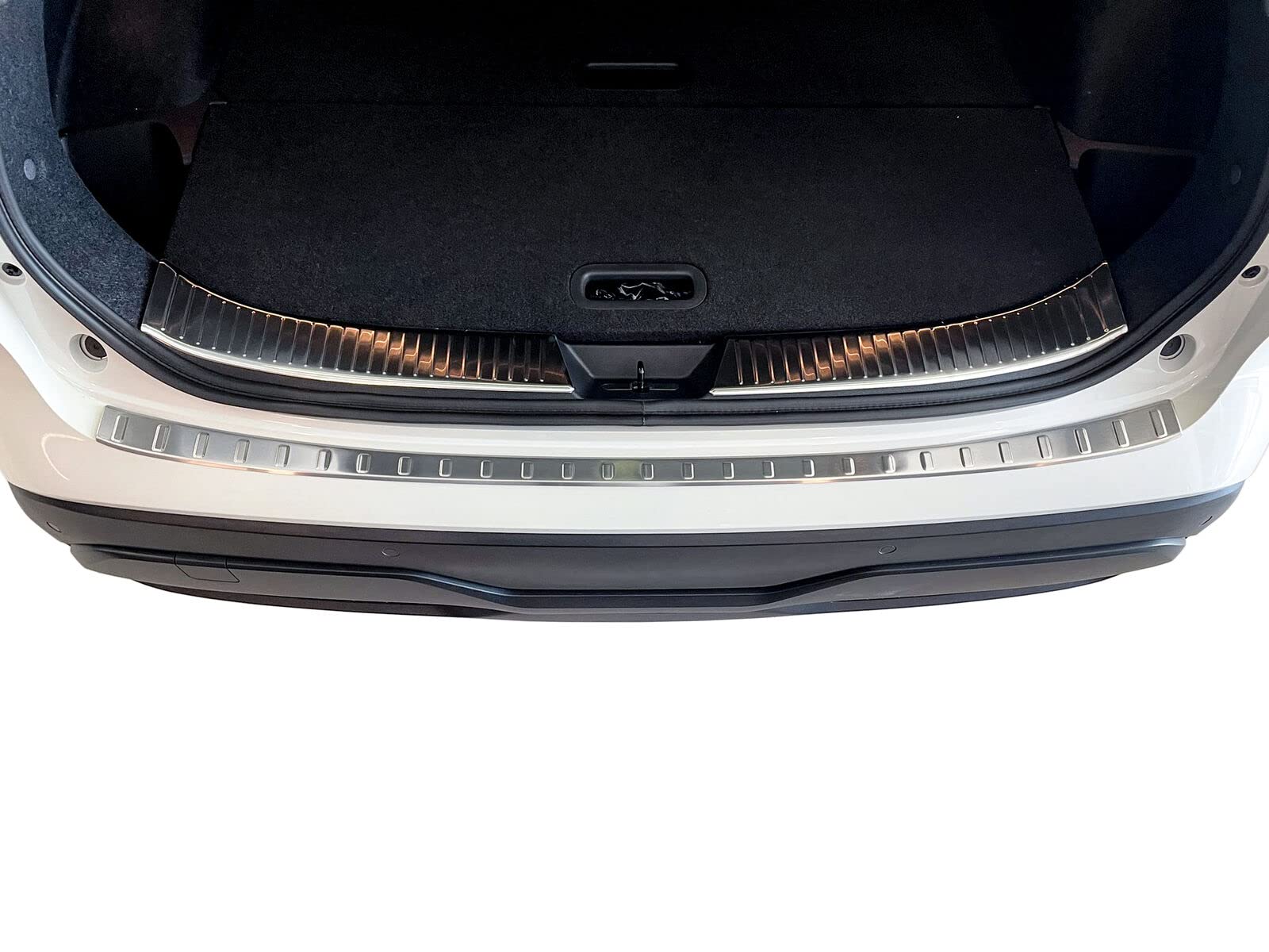 Protezione Paraurti Posteriore In Acciaio Inox Per Nissan Qashqai III (J12) Dal 2021 | Modanatura Bordo Bagagliaio Spazzolato - 2