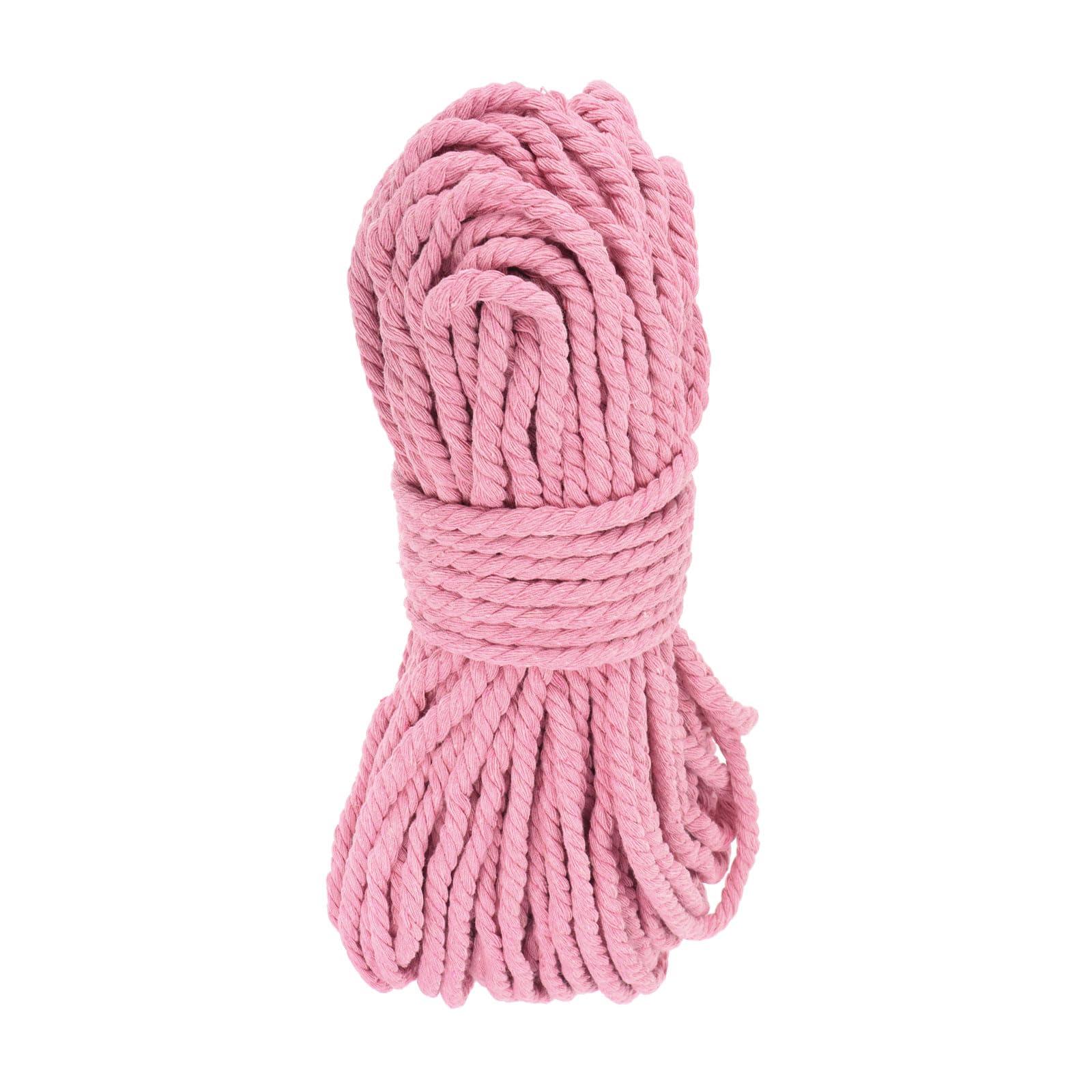 Corde Macramé Rose Épaisse 8mm pour Réussir vos Suspensions Facilement