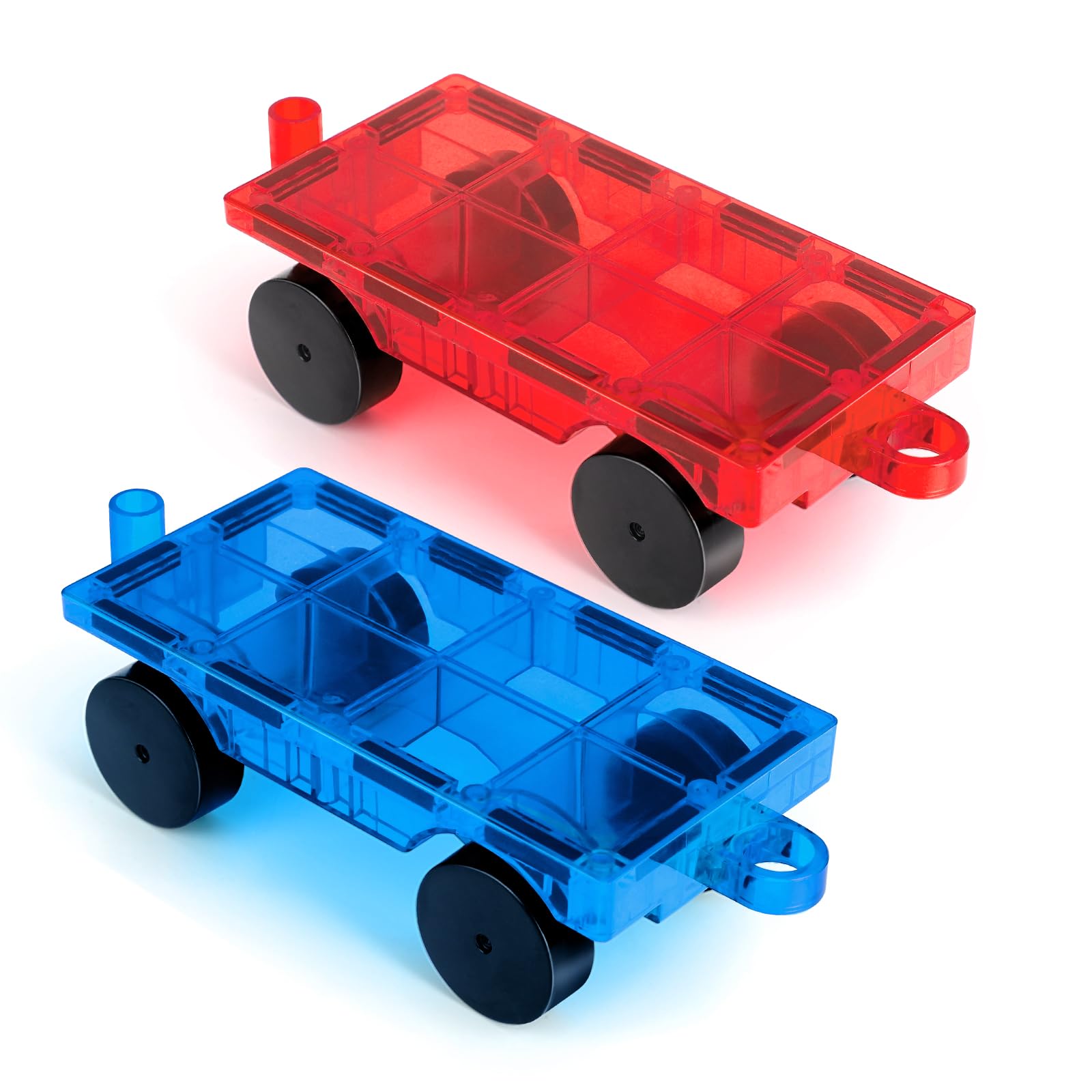 ZHANGXIN Costruzioni Magnetiche Giochi Bambini，Piastrelle magnetiche Espansione Auto Buidling Blocks Set, STEM Giocattoli per 3 4 5 6 7 8 + Anni Ragazze Ragazzi Magnete Mattoni Camion