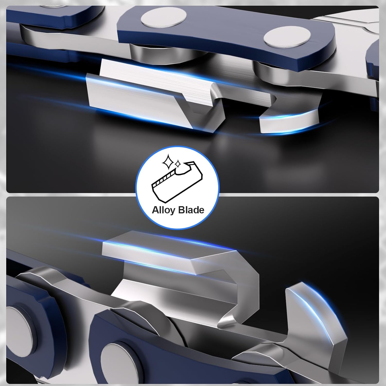 Pole Chiainsaw 8inch with Replacement 8 inch Chain