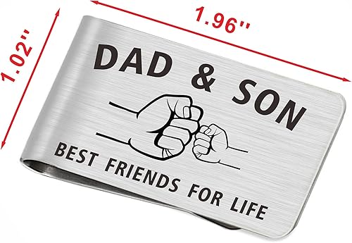 Miniatura 5 de Emideary Money Clip for Men, Stainless Steel Front Pocket Wallet