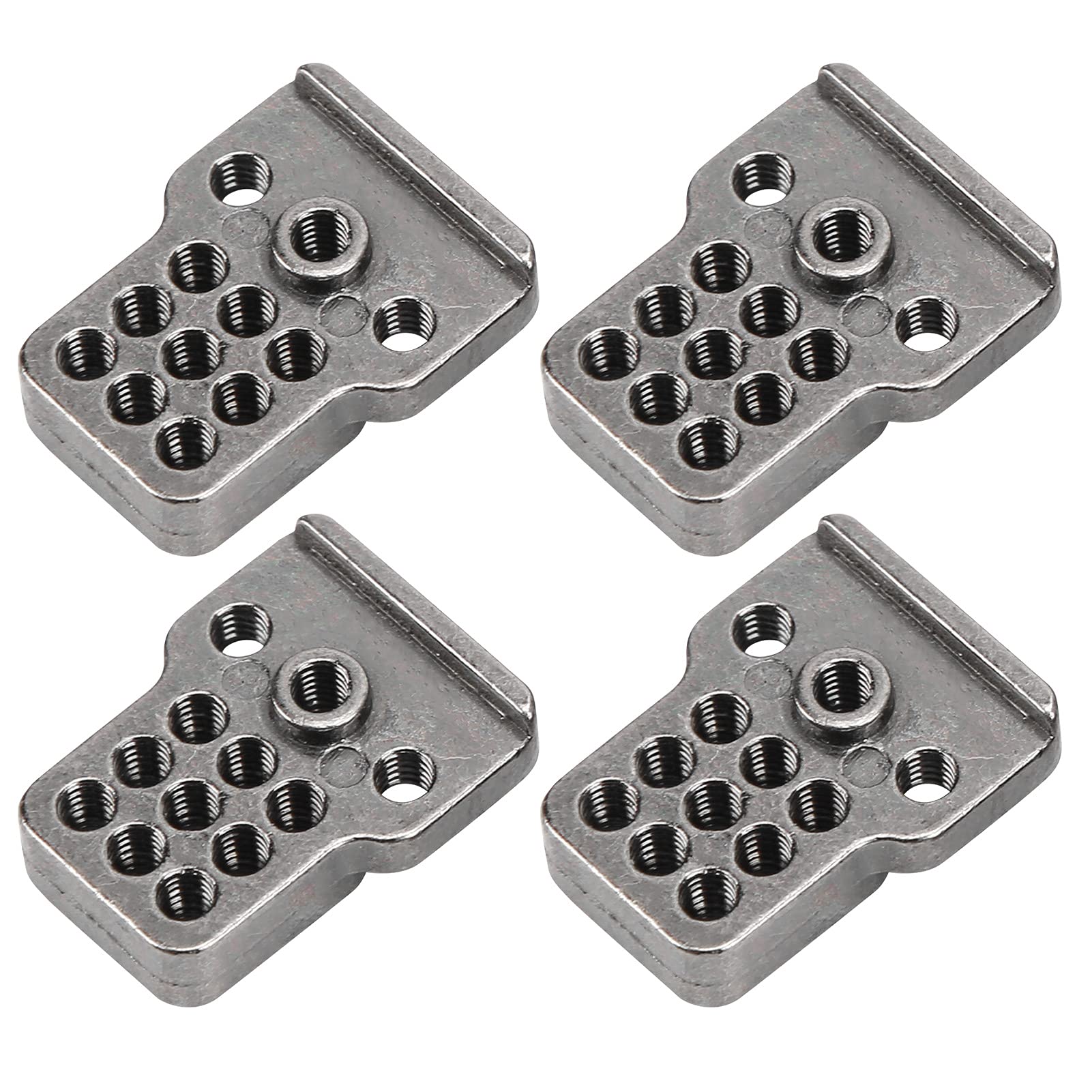 Support D’amortisseurs RC En Alliage D’aluminium Pour WPL C14/C24 Et MN D90 – Pièce De Mise À Niveau Solide Et Facile À Installer (Blanc)