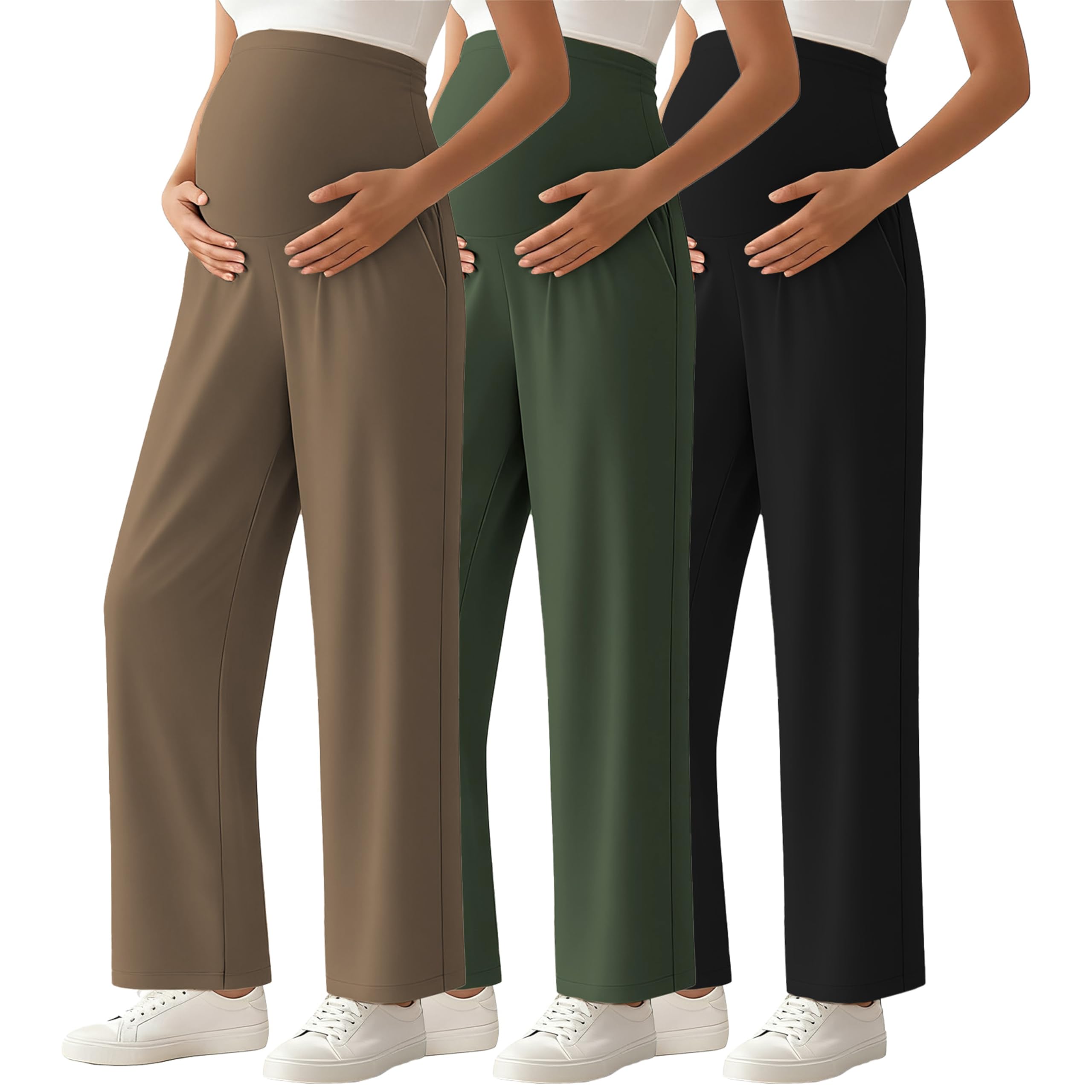 Ecavus 3-Pack Palazzo Pants