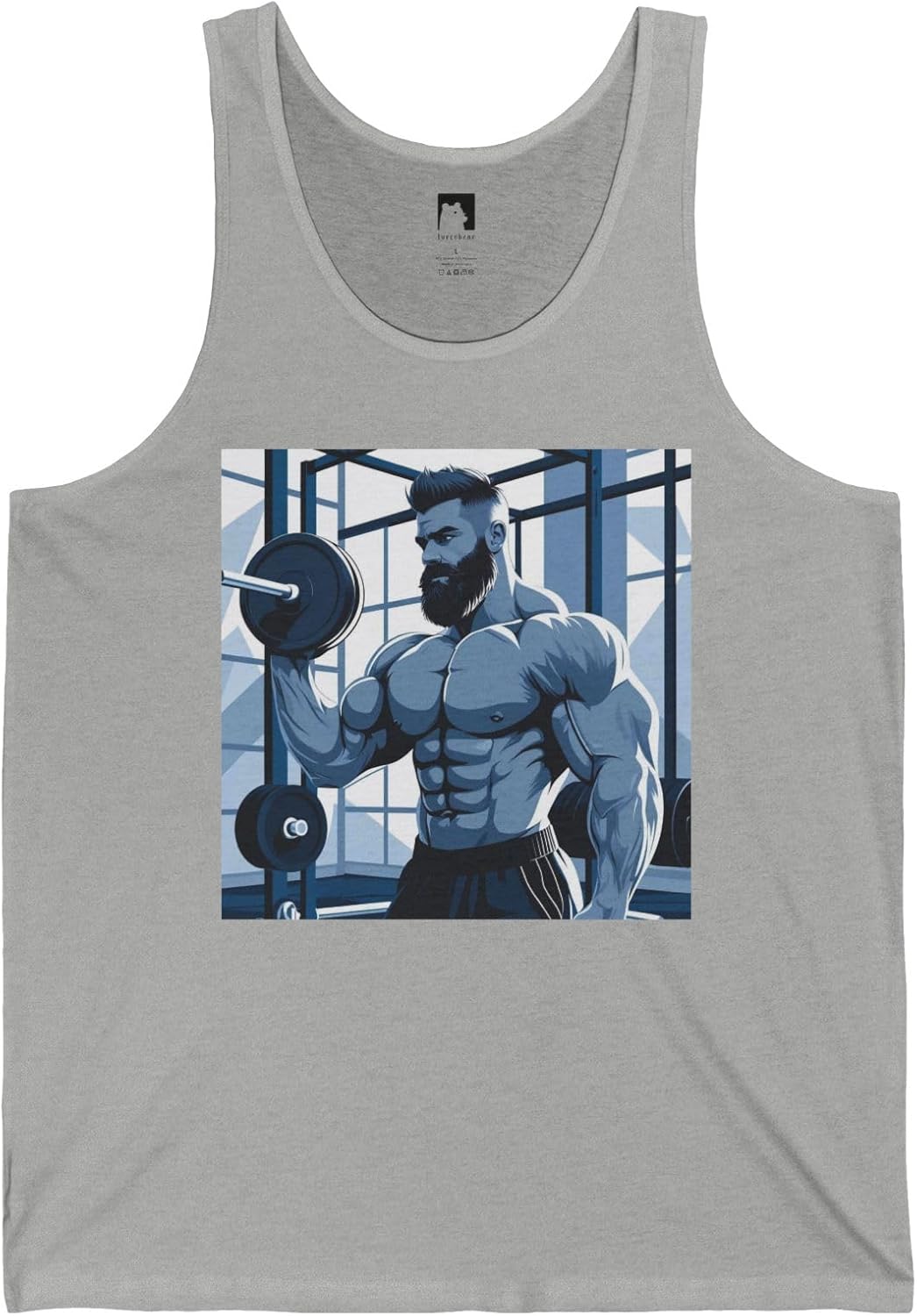 Muscle Graphic Unisex Tank, Gym Shirt, Workout Top, Fitness Wear, Athletic Apparel, Summer Outfit