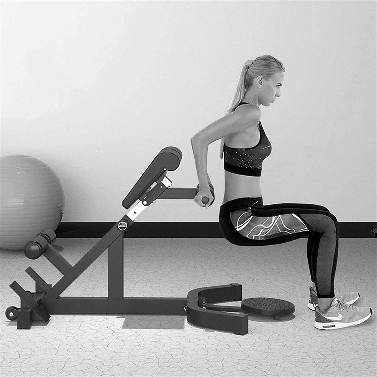 Ławka do ćwiczeń, ławka do hantli Regulowane ławki Wielofunkcyjna deska do ćwiczeń na plecach Krzesło fitness Domowa pomoc do siedzenia Składana ławka „sześć w jednym” Ławka do wyciskania