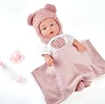 Enjoyin 12" Baby Doll with Accessories for Toddler Girls Ages 3+ | Includes Pink Outfit, Pacifier, Bottle & Soft Blanket | Interactive Role-Play Toy for Kids
