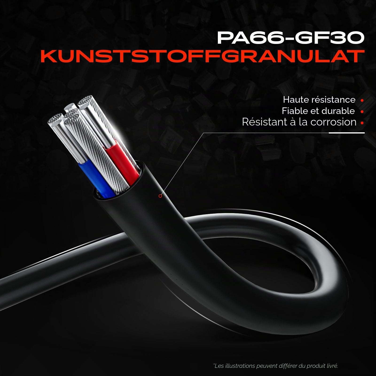 Frankberg Capteur de vitesse de roue ABS avant gauche droit 8200186294 | Compatible avec: Clio II BB CB, K.a.n.g.o.o KC0/1, Thalia II LU, Clio II boîte/hayon SB0/1/2, Twingo I C06