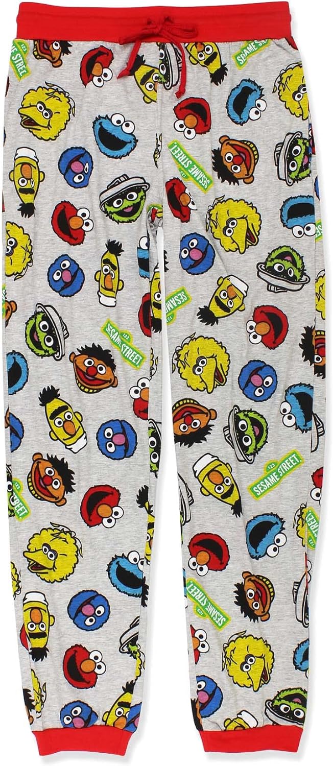 Miniatura 4 de Sesame Street Pantalón de pijama de personajes Elmo Cookie Monster Jogger