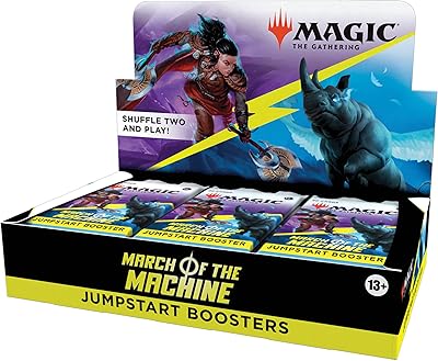 Magic: The Gathering March of the Machine Jumpstart Booster Box | 18 Packs (360 Magic Cards)