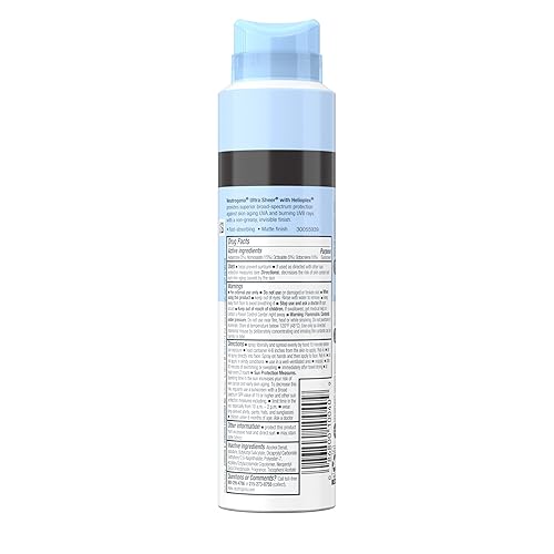 Vista 9 de Neutrogena Ultra Sheer Body Mist - Protector solar en aerosol de amplio espectro, SPF 70, protector solar en aerosol ligero, no graso y resistente