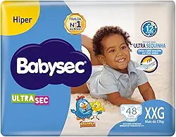 Babysec Fralda Galinha Pintadinha Ultrasec Xxg 48 Unidades Cor: Branco