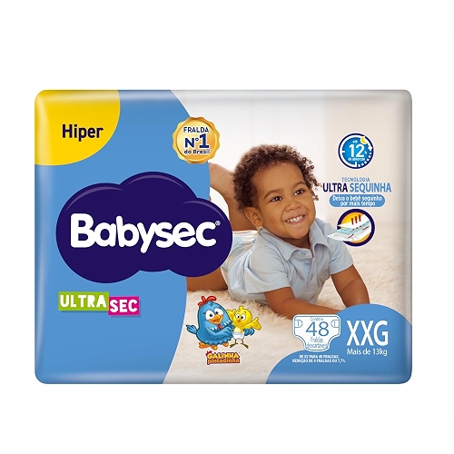 Fralda Babysec Galinha Pintadinha Ultrasec, Tamanho XXG, 48 Unidades Fralda Babysec Galinha Pintadinha Ultrasec, Tamanho XXG, 48 Unidades