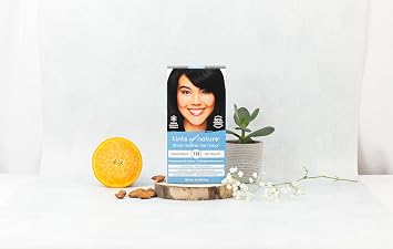 Tints of Nature 1N Natural Black Permanent Hair Dye, Nourishes Hair and Covers Greys, Ammonia-Free, 4.4 fl oz