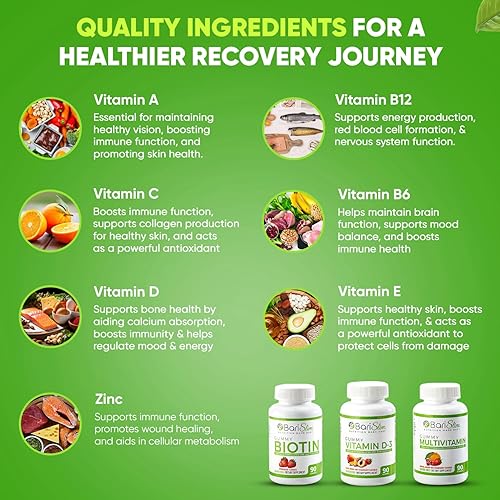 Miniatura 5 de BariSlim Gomitas multivitamínicas bariátricas – Vitamina gomosa especialmente formulada para pacientes después de una cirugía de pérdida de peso –