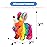Hopearl Hopping Rabbit with Hat Interactive Electronic Pet Plush Bunny Toy with Sounds and Movements Animated Walking Wiggle Ears Twitch Nose Gift for Toddlers Birthday, Rainbow, 7\'\'